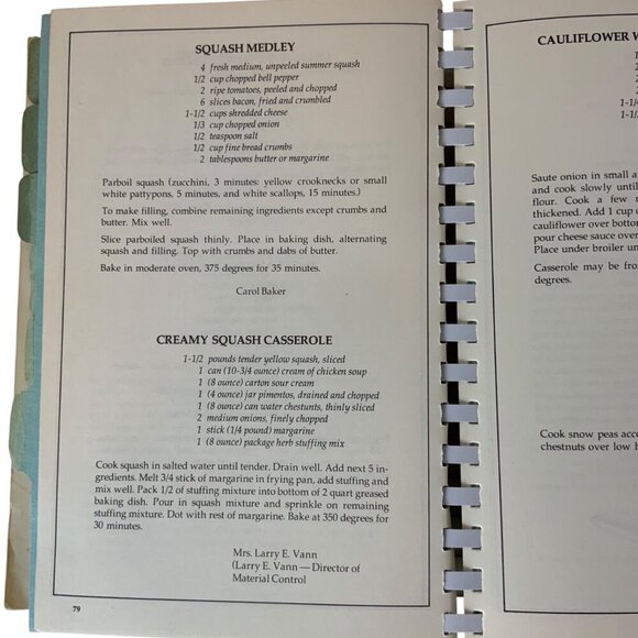 The Frontier Airlines Family Cookbook Spiral-Bound by Pilots Wives Club 1979 - Picture 9 of 15